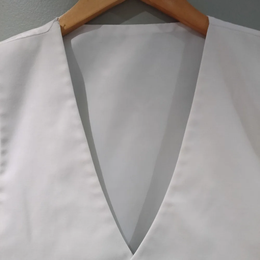 Formal White Event Wear Vest - Picture 2 of 4